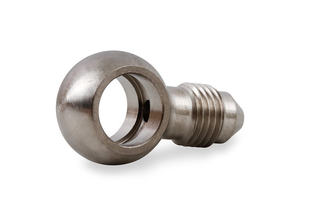 Earl’s Banjo Fitting, -3 AN Hose, 10 Millimeter Bolt Hole, Steel, Bagged Packaging – 997631ERL