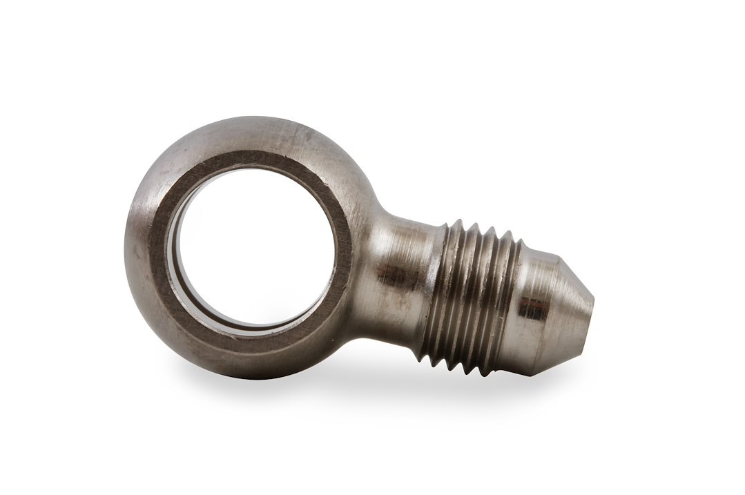 Earl’s Banjo Fitting, -3 AN Hose, 10 Millimeter Bolt Hole, Steel, Bagged Packaging – 997631ERL