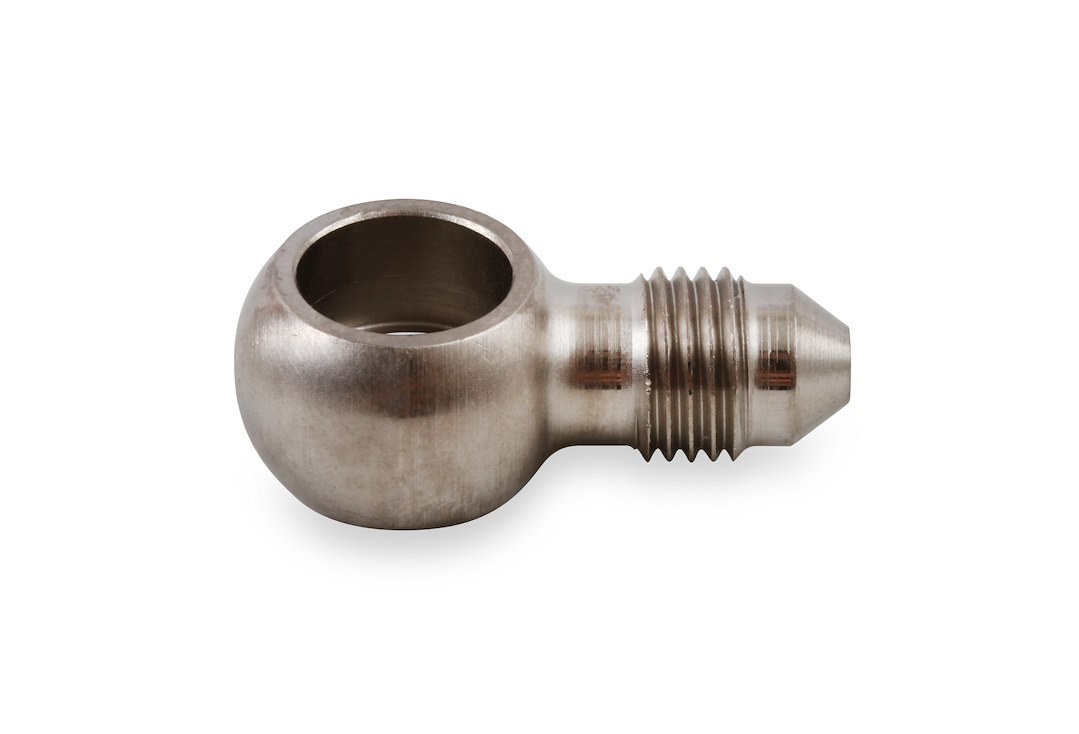 Earl’s Banjo Fitting, -3 AN Hose, 10 Millimeter Bolt Hole, Steel, Bagged Packaging – 997631ERL