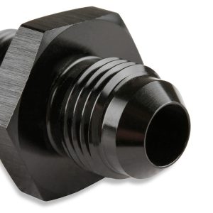 Earl’s Tube End Fitting, Ano-Tuff ™, -6 AN Male Fitting to 3/8 Inch Tube, Straight, Anodized, Aluminum, Bagged Packaging – AT165006ERL