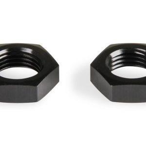 Earl’s Tube End Fitting Nut, Ano-Tuff ™, -4 AN Size, Black Anodized, Aluminum, Pack of 2, Bagged Packaging – AT592404ERL