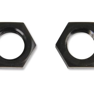 Earl’s Tube End Fitting Nut, Ano-Tuff ™, -4 AN Size, Black Anodized, Aluminum, Pack of 2, Bagged Packaging – AT592404ERL