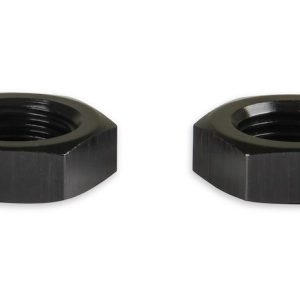 Earl’s Tube End Fitting Nut, Ano-Tuff ™, -4 AN Size, Black Anodized, Aluminum, Pack of 2, Bagged Packaging – AT592404ERL