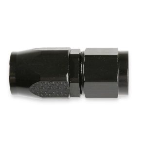 Earl’s Hose End Fitting, Ano-Tuff ™, -6 AN Hose, -6 AN Female Outlet, Straight, Anodized, Black, Aluminum, Single, Bagged Packaging – AT800106ERL