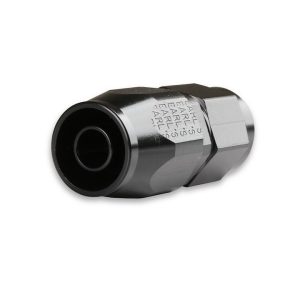 Earl’s Hose End Fitting, Ano-Tuff ™, -6 AN Hose, -6 AN Female Outlet, Straight, Anodized, Black, Aluminum, Single, Bagged Packaging – AT800106ERL