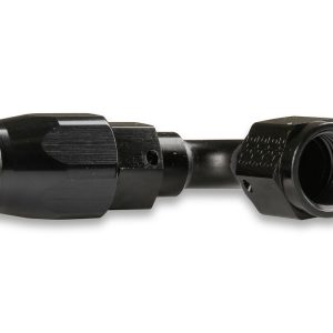 Earl’s Hose End Fitting, Ano-Tuff ™, -8 AN Hose, -8 AN Female Outlet, 90 Degree, Anodized, Black, Aluminum, Single, Bagged Packaging – AT809108ERL