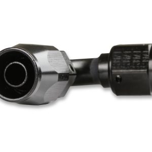 Earl’s Hose End Fitting, Ano-Tuff ™, -8 AN Hose, -8 AN Female Outlet, 90 Degree, Anodized, Black, Aluminum, Single, Bagged Packaging – AT809108ERL