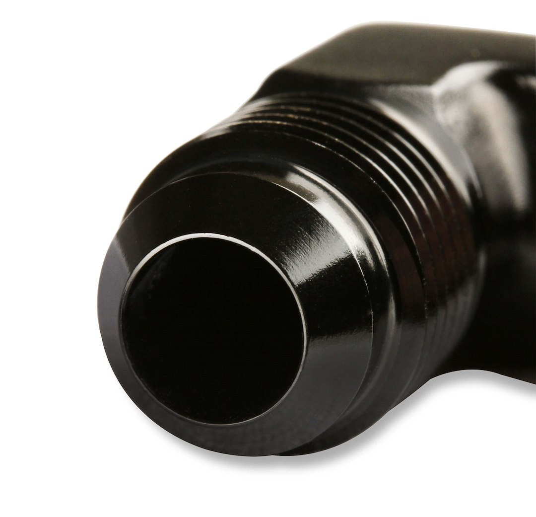 Earl’s Adapter Fitting, Ano-Tuff ™, 90 Degree -8 AN Male to 1/2 Inch Male Pipe Thread, Anodized, Aluminum, Single, Bagged Packaging – AT982288ERL