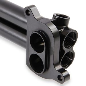 Earl’s Supercharger Intercooler Manifold, Gen III Hemi 6.2L Hellcat Engines, 10AN Port (7/8-14 Inch Thread), Anodized, Aluminum – HEMI0005ERL