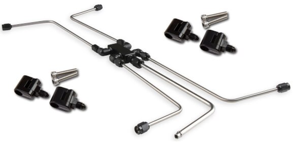 Earl’s Cylinder Head Steam Tube Kit, For Use with GM Ls Engines, 3/16 Inch Tube Diameter – LS0041ERL