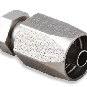 Earl’s Hose End Fitting- Power Steering, -6 AN Hose, -6AN Female Thread Outlet, Twist on, 45 Degree Angle, Steel, Single – SS134606ERL