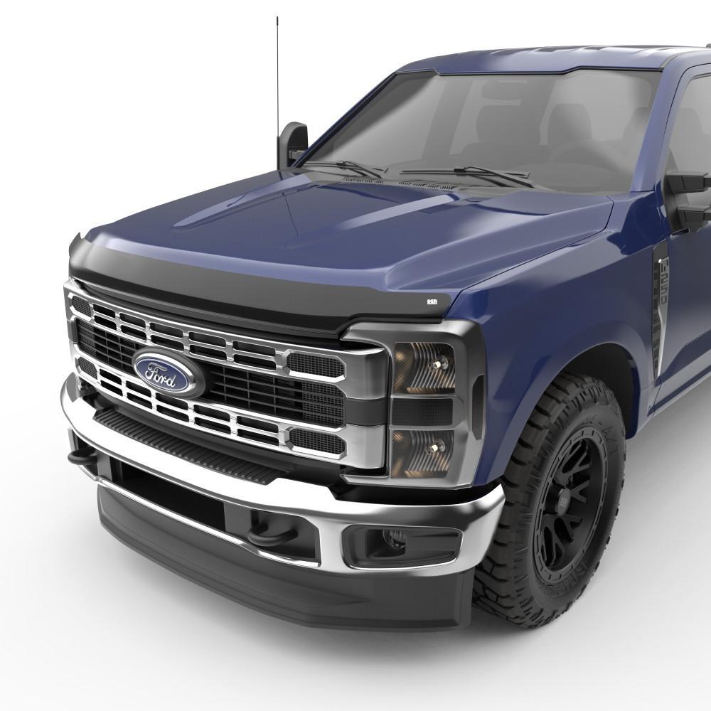 EGR Bug Shield, Superguard, Aerodynamic Profile, Dark Smoke, Acrylic, With 3M Automotive Grade Adhesive – 303501