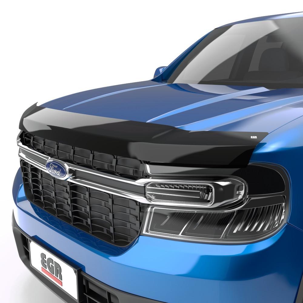 EGR Bug Shield, Superguard, Aerodynamic Profile, Smoke, Acrylic, With 3M Automotive Grade Adhesive – 303591