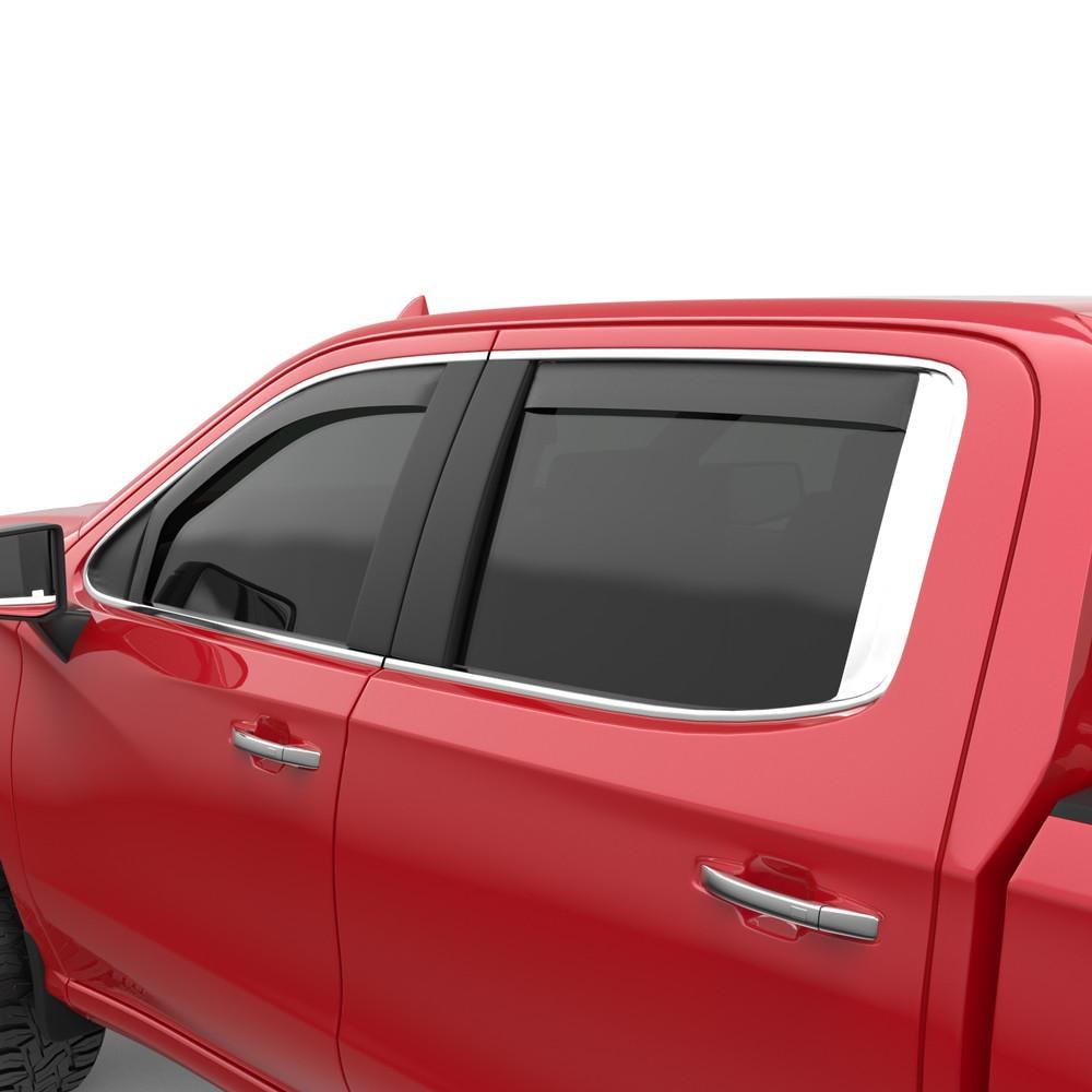 EGR Rainguard, Window Visor, IN-Channel, Matte Black, Acrylic, Set of 4 – 571695
