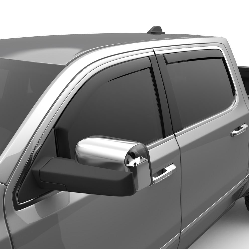 EGR Rainguard, Window Visor, Slim Design, IN-Channel, Matte Black, Acrylic, Set of 4 – 572955