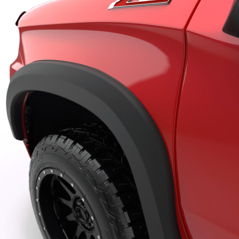 EGR Fender Flare, Rugged Look, Smooth Style, 2 Inch Tire Coverage, Matte Black, ABS Plastic, 5 Inch Height, Set of 4 – 751654