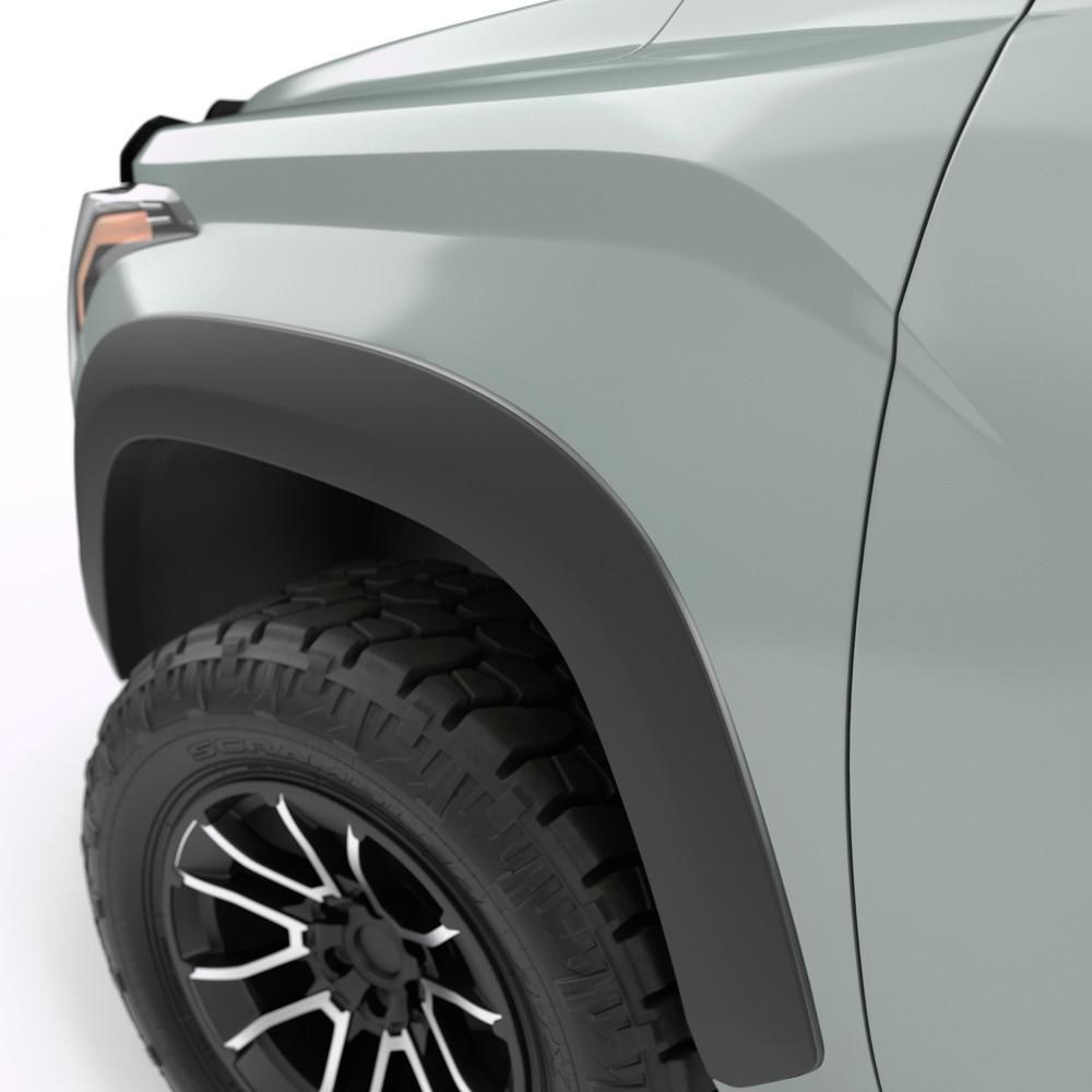 EGR Fender Flare, Summit, Smooth Style, 1 Inch Tire Coverage, Matte Black, ABS Plastic, 5 Inch Height, Set of 4 – 775404