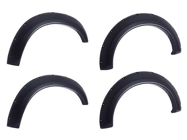 EGR Fender Flare, Redi-Fit, 2 Inch Tire Coverage, Bolt-On Style, Lightly Textured Black, ABS Plastic, Set of 4 – 792854RI