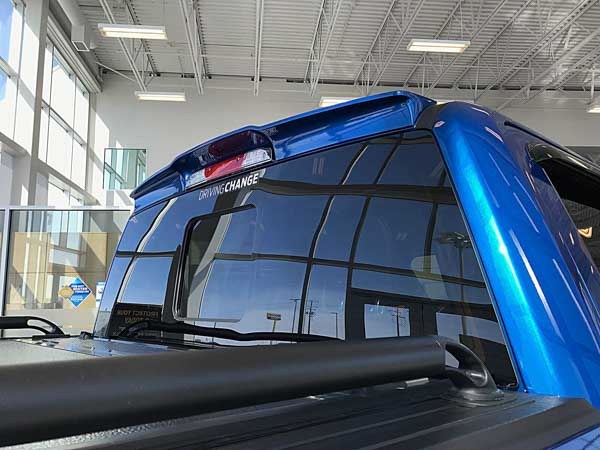 EGR Spoiler, Direct-Fit, Cab Spoiler, Matte Black, Plastic – 983479