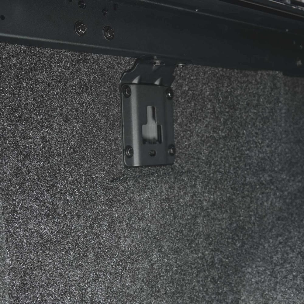 EGR Tonneau Cover, Rolltrac, Hard Manual Retractable, Standard Profile, Textured Powder Coated Matte Black, Aluminum, Key Lock – RT038812ML