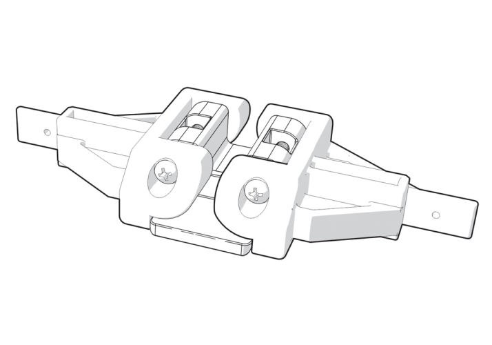 Extang Tonneau Cover Hinge, Replacement Rear/Tail Hinge for Trifecta Tonneaus, Single – 1033