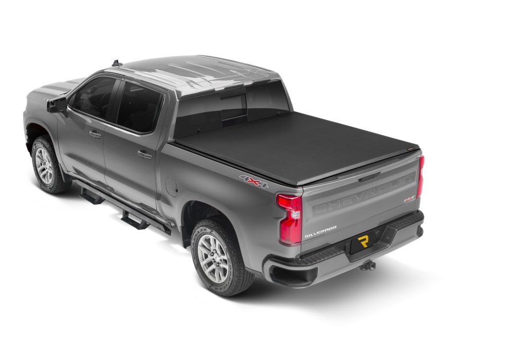Extang Tonneau Cover, Trifecta E-Series, Soft Folding, Low Profile, 2 Folds/ 3 Panels, Not Hinged IN Front, Black, Vinyl, Non-Lockable – 77352