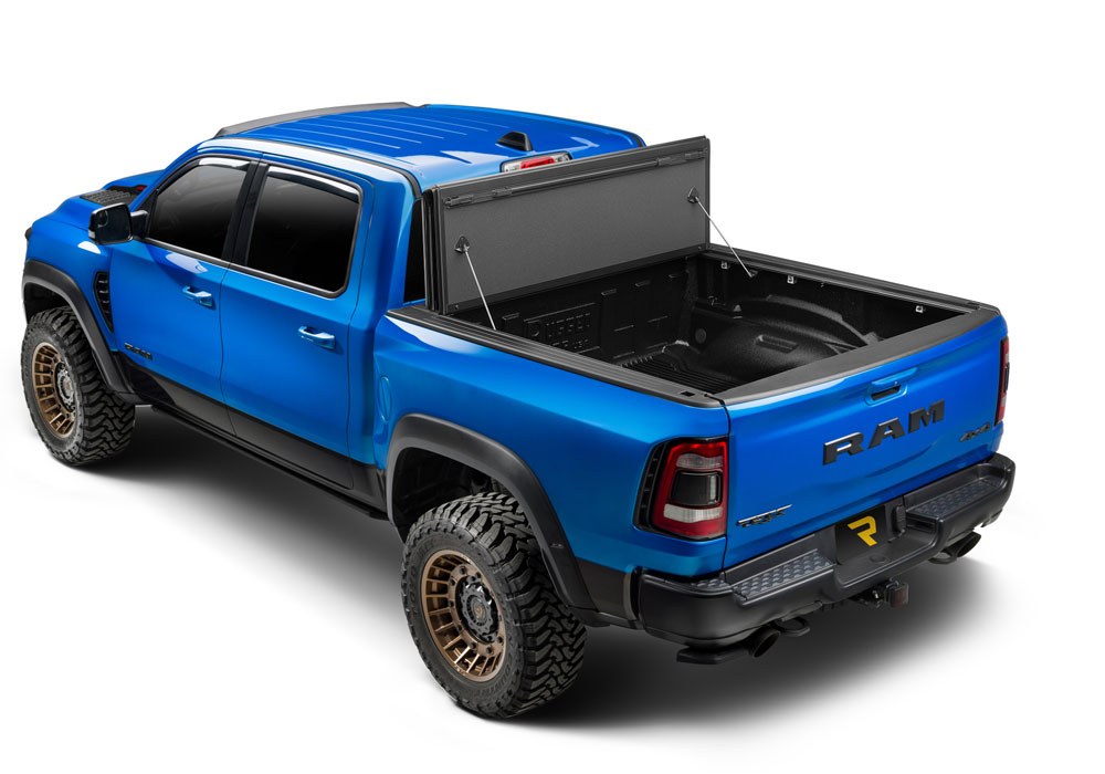 Extang Tonneau Cover, Endure Alx, Hard Folding, Low Profile, 2 Folds/ 3 Panels, Front Hinge Allows Entire Tonneau to Flip Up When Folded – 80473