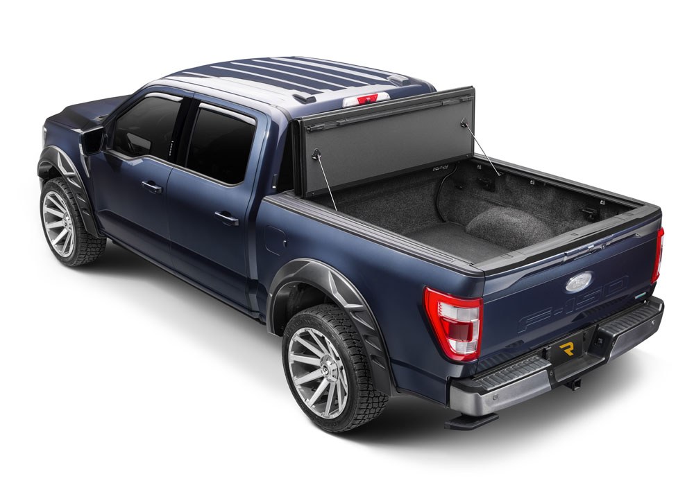 Extang Tonneau Cover, Endure Alx, Hard Folding, Low Profile, 2 Folds/ 3 Panels, Front Hinge Allows Entire Tonneau to Flip Up When Folded – 80480