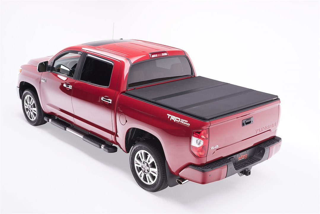 Extang Tonneau Cover, Solid Fold 2.0, Hard Folding, 2 Folds/ 3 Panels, Not Hinged IN Front, Lockable Using Tailgate Handle Lock, Black Matte – 83460