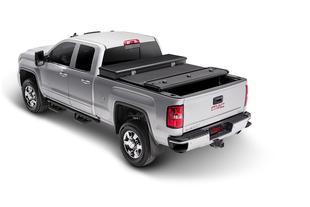 Extang Tonneau Cover, Solid Fold 2.0 Toolbox, Hard Folding, 2 Folds/ 3 Panels, Not Hinged IN Front, Use with 18-20 Inch Tool Box – 84653