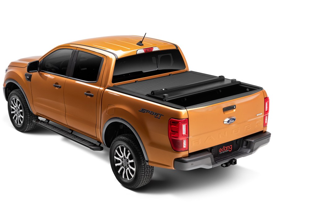 Extang Tonneau Cover, Xceed, Hard Folding, 2 Folds/ 3 Panels, Front Hinge Allows Entire Tonneau to Flip Up When Folded, Low Profile – 85638