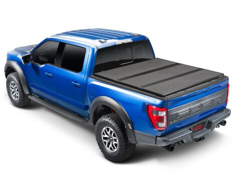 Extang Tonneau Cover, Solid Fold Alx, Hard Folding, 2 Folds/ 3 Panels, Not Hinged IN Front, Non-Locking, Textured Black – 88485