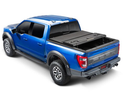 Extang Tonneau Cover, Solid Fold Alx, Hard Folding, 2 Folds/ 3 Panels, Not Hinged IN Front, Non-Locking, Textured Black – 88485