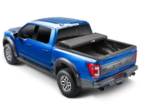 Extang Tonneau Cover, Solid Fold Alx, Hard Folding, 2 Folds/ 3 Panels, Not Hinged IN Front, Non-Locking, Textured Black – 88485