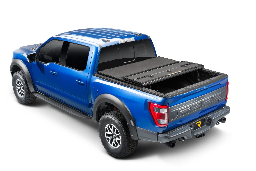 Extang Tonneau Cover, Solid Fold Alx, Hard Folding, 2 Folds/ 3 Panels, Not Hinged IN Front, Non-Locking, Textured Black – 88704