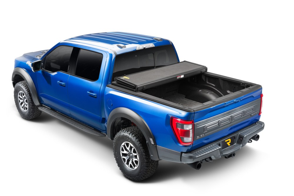 Extang Tonneau Cover, Solid Fold Alx, Hard Folding, 2 Folds/ 3 Panels, Not Hinged IN Front, Non-Locking, Textured Black – 88704
