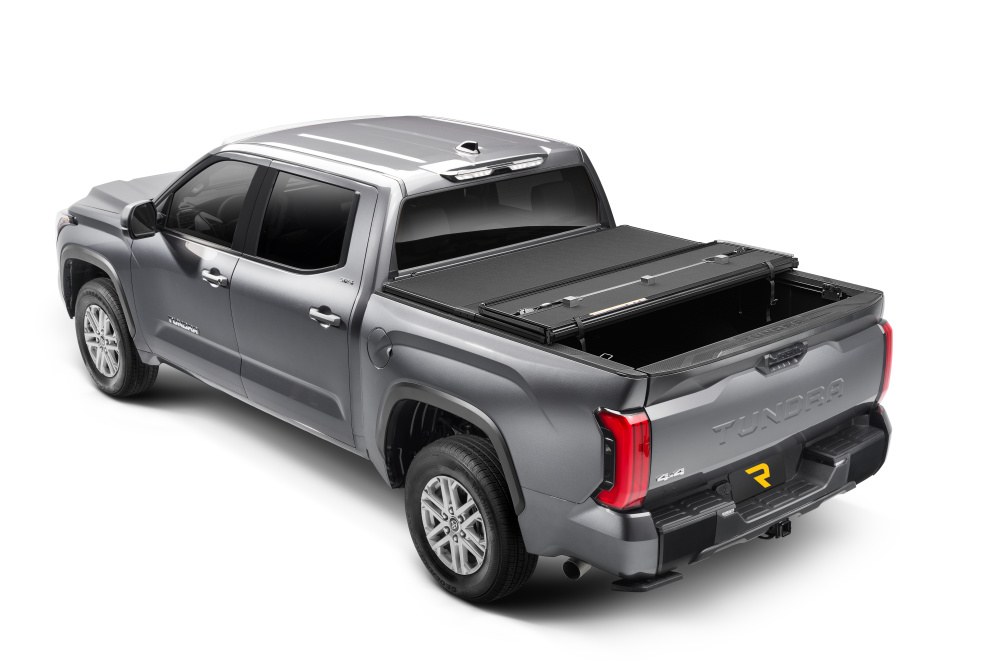 Extang Tonneau Cover, Solid Fold Alx, Hard Folding, 2 Folds/ 3 Panels, Not Hinged IN Front, Textured Matte Black, Aluminum, Non-Locking – 88833