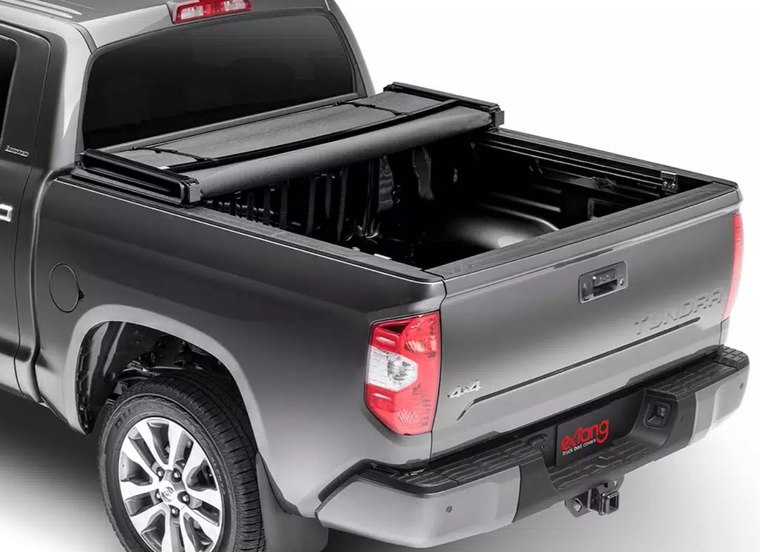 Extang Tonneau Cover, Trifecta™ 2.0, Soft Folding, Low Profile, 2 Folds/ 3 Panels, Not Hinged IN Front, Textured Black, Vinyl – 92956EXT