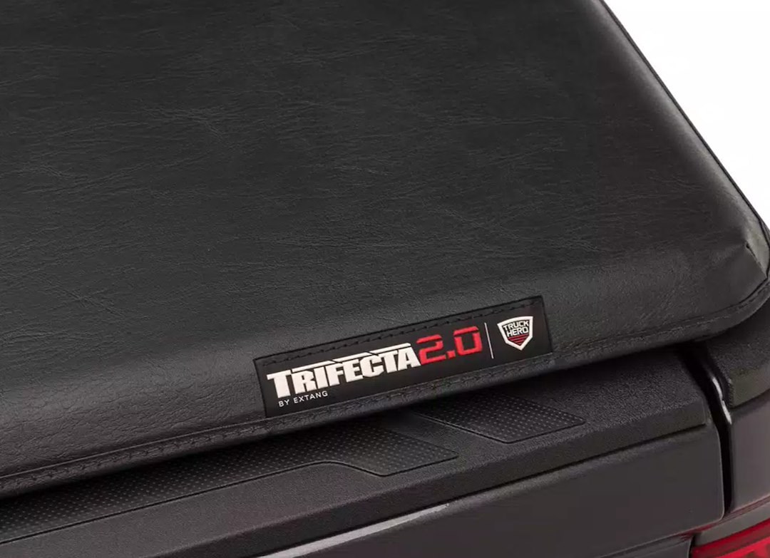 Extang Tonneau Cover, Trifecta™ 2.0, Soft Folding, Low Profile, 2 Folds/ 3 Panels, Not Hinged IN Front, Textured Black, Vinyl – 92956EXT