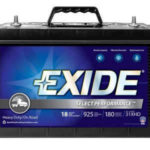 Exide Bat. Battery, Performance ™ Select, 31 Bci Group Size, 12 Volt, 925 Cold Cranking Amps, Top Terminals, 6-13/16 Inch Width – S31XHD