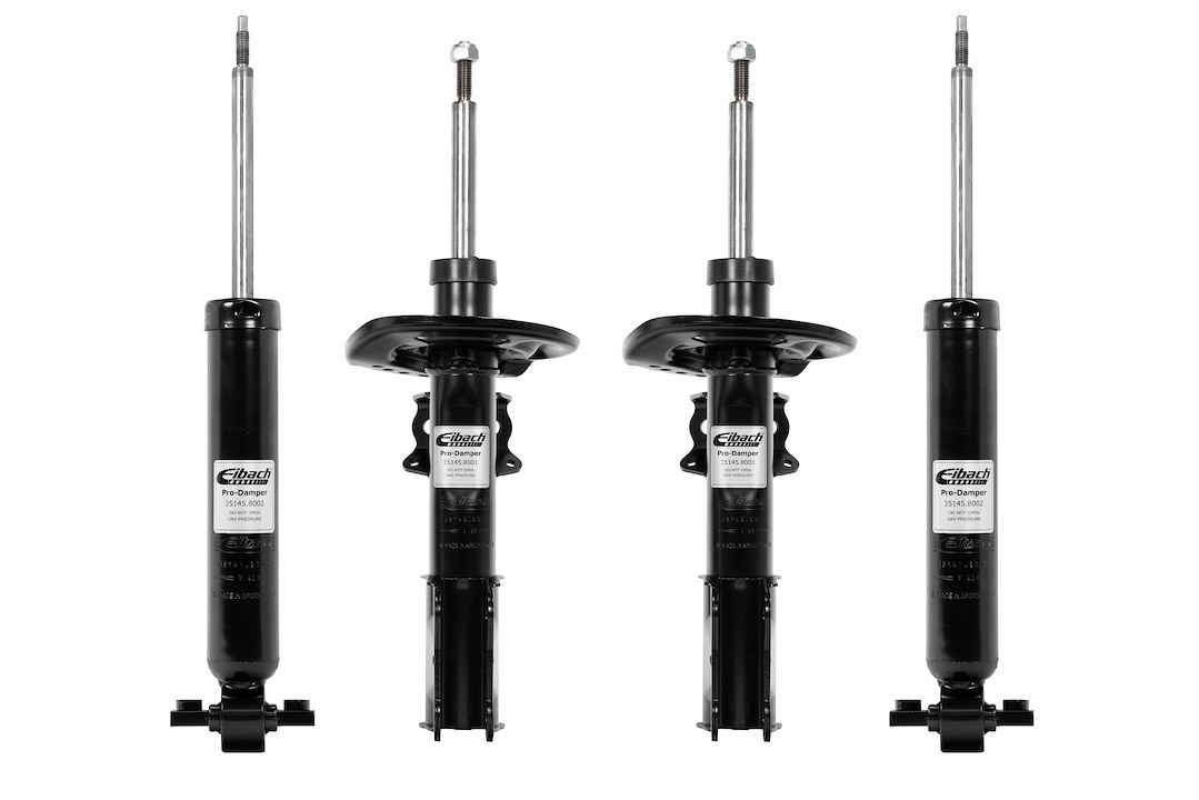 Eibach Shock Absorber, Pro-Damper, Hydraulic, Non Adjustable, Without Shock Boots, Set of 4 – 3514.840
