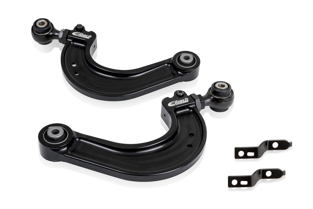 Eibach Control Arm, Pro-Alignment, Camber Adjustment – Plus/Minus 3 Degree, Black, Forged Steel, Set of 2 – 5.67476K