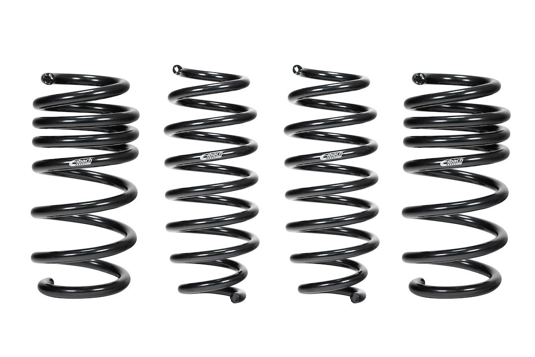 Eibach Lowering Kit, Pro-Kit EV, 0.9 Inch Front DROP/1 Inch Rear Drop, Black, Without Shock Absorbers – E10-87-001-02-22