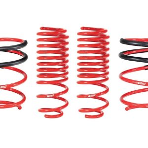 Eibach Lowering Kit, Sportline-Kit, 1.5 to 1.7 Inch Front Drop/1.7 to 1.8 Inch Rear Drop, Red, Without Shocks – E20-40-036-02-22