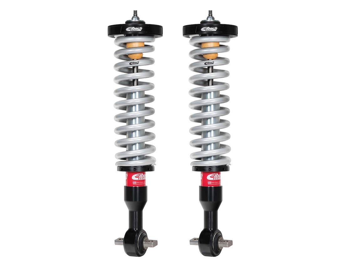 Eibach Coil Over Shock Absorber, Pro-Truck Coilover 2.0, Variable Force Valving, Ride Height Adjustable, 0.5 to 2.5 Inch Front Lift – E86-35-035-01-20