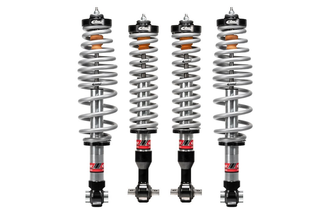 Eibach Coil Over Shock Absorber, Pro-Truck Coilover 2.0, Variable Force Valving, Ride Height Adjustable, 0.5 to 4.1 Inch Front Lift – E86-35-056-01-22