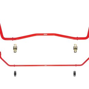 Eibach Stabilizer Bar, Anti-Roll Kit, Performance Upgrade, 27 Millimeter Front/16 Millimeter Rear, With Mount Bushings, Red – E40-55-019-01-11