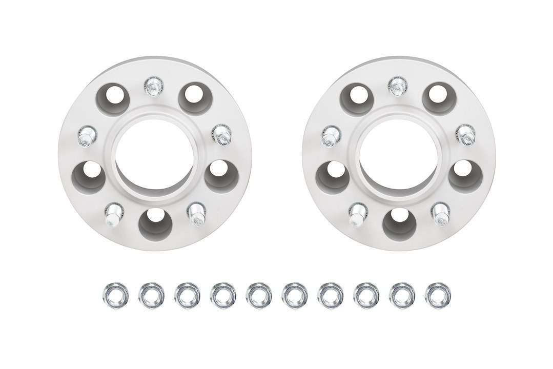 Eibach Wheel Spacer, Pro-Spacer, 30 Millimeter Thickness, Silver, Aluminum, Set of 2, With 2 Spacers and Mounting Hardware – S90-4-30-017