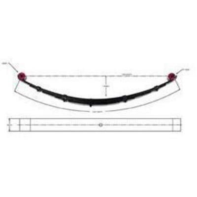 Pro Comp Sus Leaf Spring, 6 Inch Lift, Single Spring – 23311