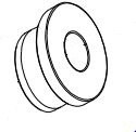 Pro Comp Sus Track Bar Bushing, Black, Rubber with Sleeves – 90-6163